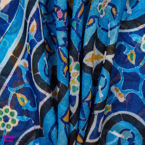 شال زنانه طرح کاشی کد 06