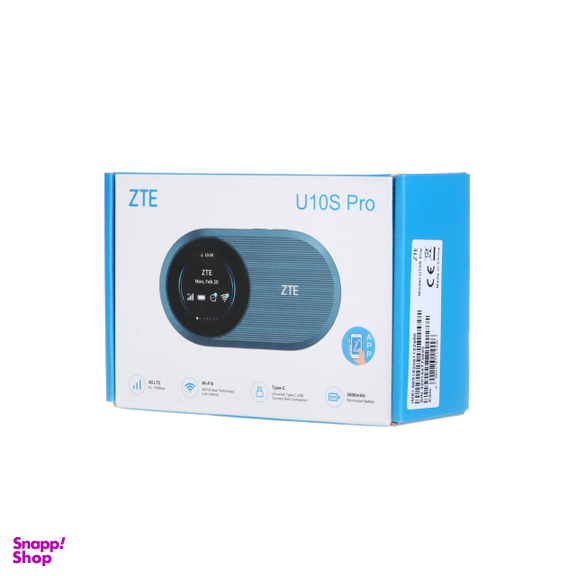 مودم جیبی زد تی ای مدل U10S Pro 4G به همراه سیم کارت دوقلو