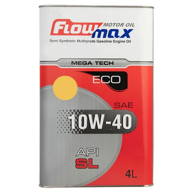 روغن موتور خودرو فلومکس مدل MEGATECH 10W40 ECO حجم 4 لیتر