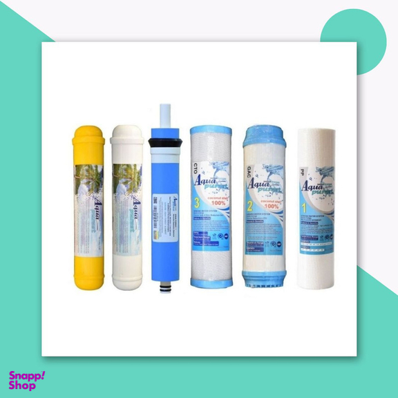 فیلتر دستگاه تصفیه آب آکوا پیورست مدل ZF 6584 مجموعه 6 عددی