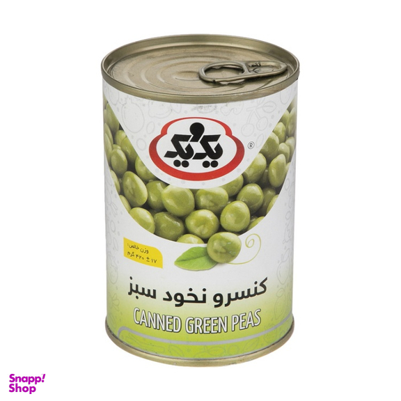 کنسرو نخود سبز یک و یک وزن 420 گرم