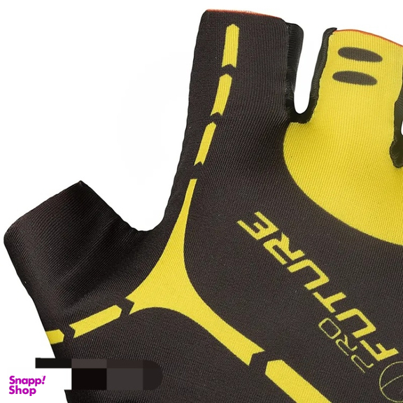 دستکش دوچرخه سواری PRO BIKE کد 12 رنگ مشکی زرد