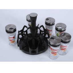 ست جای ادویه 6 پارچه کاپریس مدل پارادایس کد 12663