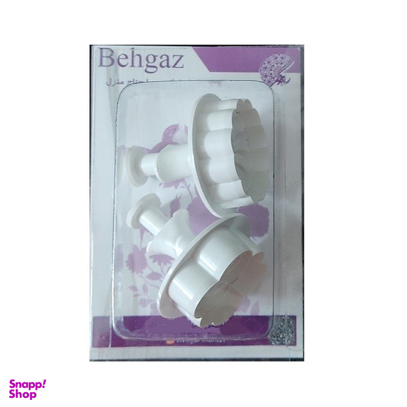 کاتر فشاری شیرینی پزی به گز مدل گل فلورا مجموعه 2 عددی