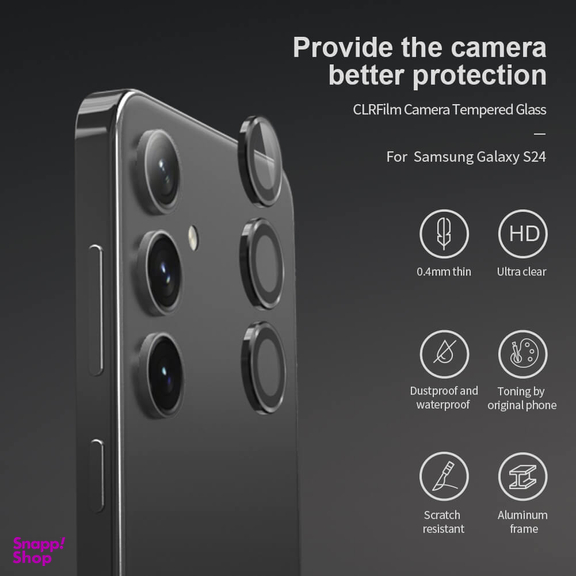 محافظ لنز دوربین نیلکین مدل CLRFilm مناسب برای گوشی موبایل سامسونگ Galaxy S24