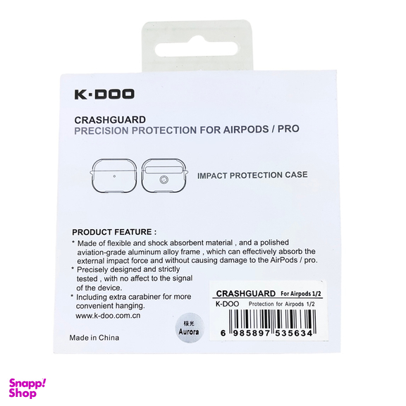 کاور ایرفون کی-دوو مدل A1 مناسب کیس اپل AirPod 1 / 2