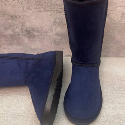 بوت زنانه طرح آگ کد A12 رنگ سرمه ای