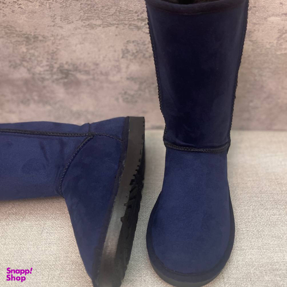 بوت زنانه طرح آگ کد A12 رنگ سرمه ای