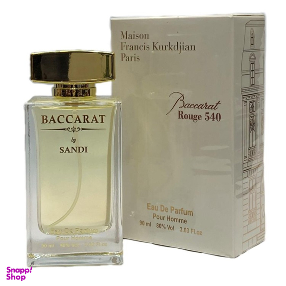 ادوپرفیوم زنانه سندی مدل باکارات رژ سفید حجم ۹۰ میلی‌لیتر