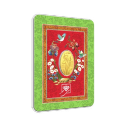 شمش طلا 24 عیار طلای محمد مدل گل زنبق Zip