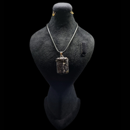 گردنبند سنگ تورمالین سیاه کد 78