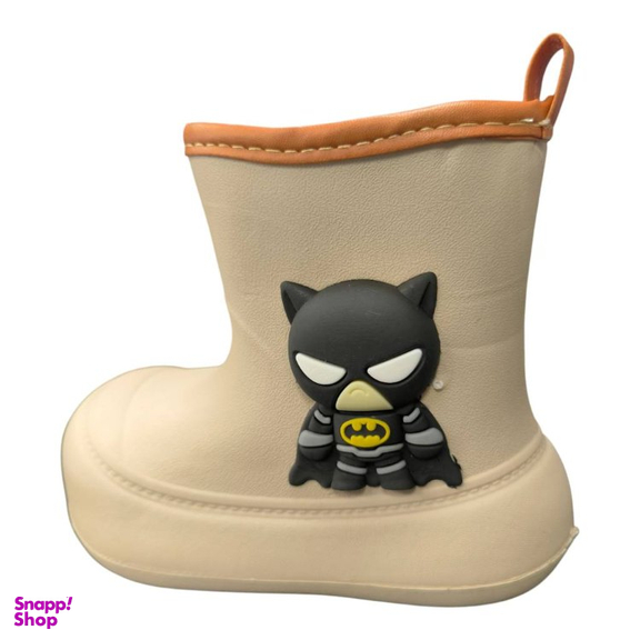 بوت پسرانه مدل ویانزا بتمن رنگ کرم