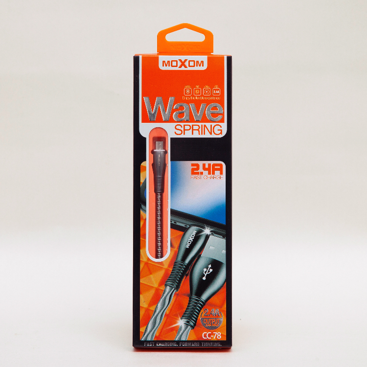 کابل شارژ MicroUSB به USB موکسوم مدل CC78 طول 1 متر