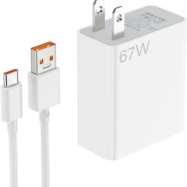 شارژر دیواری 67 وات شیایومی مدل MDY-12-EF به همراه کابل