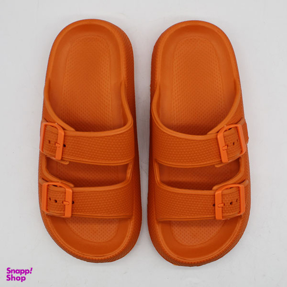 دمپایی سگکی زنانه و مردانه مدل کاسپین رنگ نارنجی