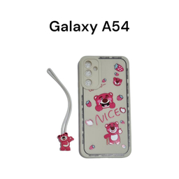 کاور موبایل کینگ پاور مدل Bear مناسب سامسونگ Galaxy A54 به همراه آویز