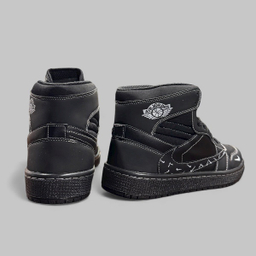 كتانی مردانه طرح نايكی مدل Jordan Travis كد J 540 رنگ مشكی