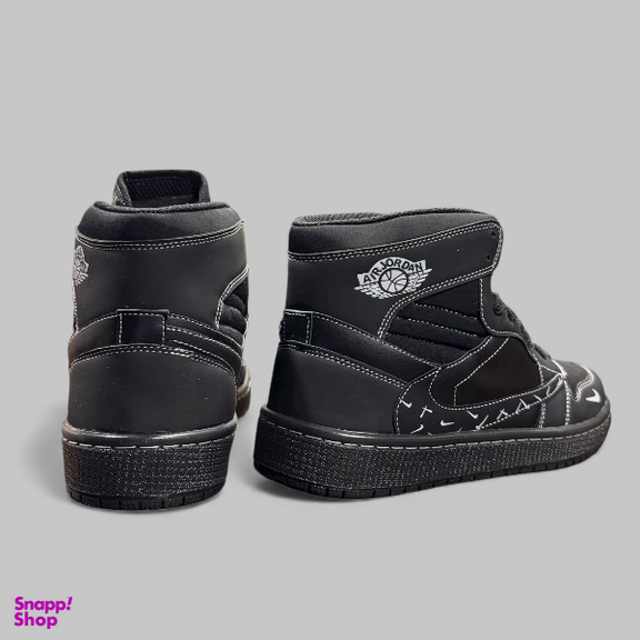 كتانی مردانه طرح نايكی مدل Jordan Travis كد J 540 رنگ مشكی