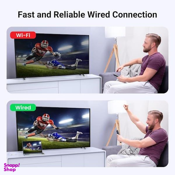 تبدیل USB 2.0 به Ethernet یوگرین مدل CR110 کد 20253