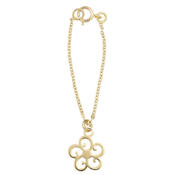 آویز ساعت طلا 18 عیار رزا مدل WTC111