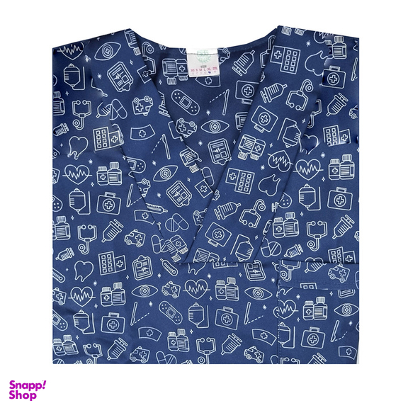 ست کلاه و روپوش پزشکی مردانه تادو مدل SRO25