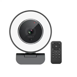 وب کم مدل 2K HDR 60fps Remote Control Ring Light