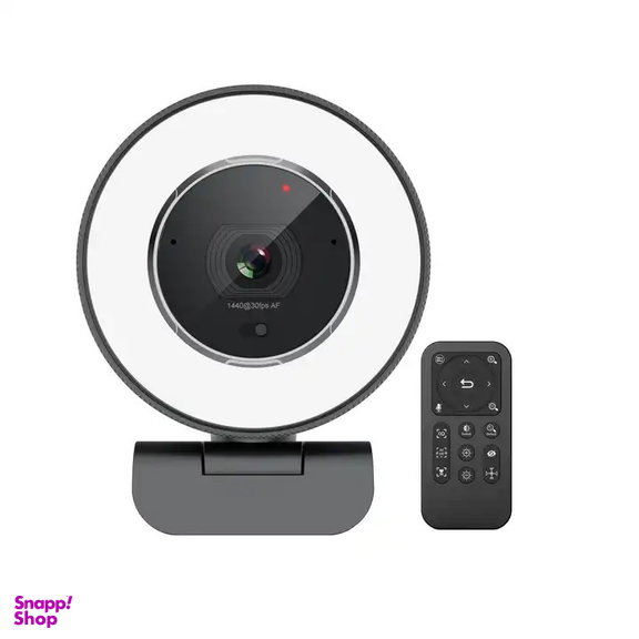 وب کم مدل 2K HDR 60fps Remote Control Ring Light