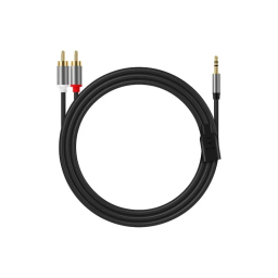 کابل تبدیل جک 3.5 میلی متری به دو RCA کوتتسی مدل 76010 طول 2 متر