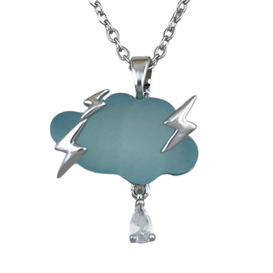 گردنبند زنانه طرح ابر کد N4581