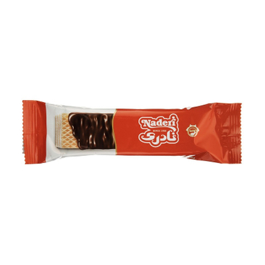 ویفر پرتقال نادری با روکش شکلات وزن 30 گرم بسته 20 عددی