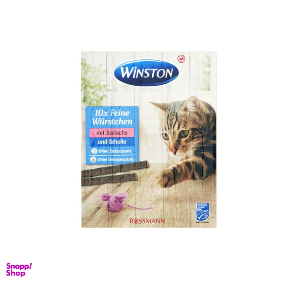 تشویقی گربه وینستون مدل ماهی بسته 5 عددی