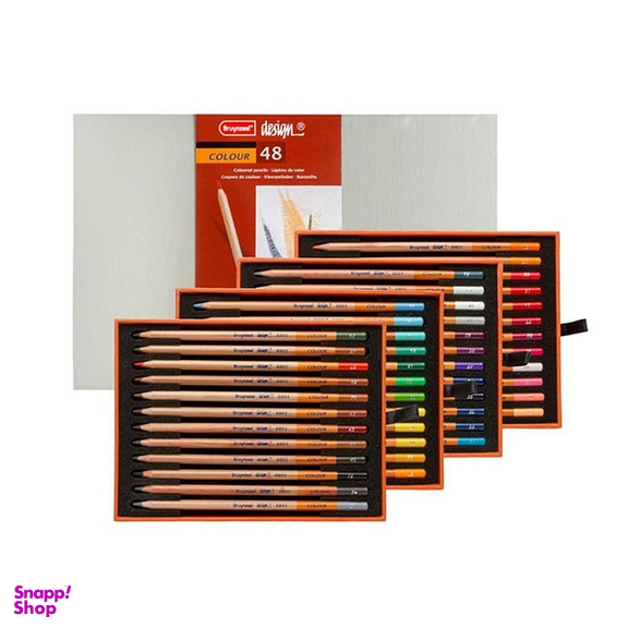 مداد رنگی حرفه ای 48 رنگ برونزیل مدل Bruynzeel 8805H48