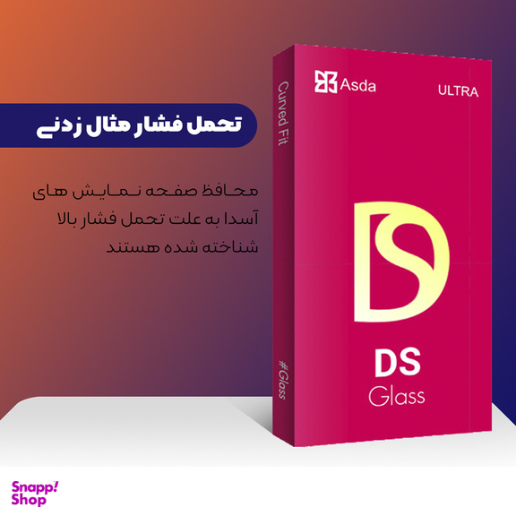 محافظ صفحه نمایش آسدا مدل DS Glass ANTI-STATIC مناسب برای گوشی موبایل اپل iPhone 13 pro