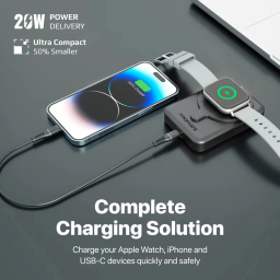 پاوربانک پرومیت مدل POWERMAG-DUO.Black ظرفیت 10000 میلی آمپر ساعت