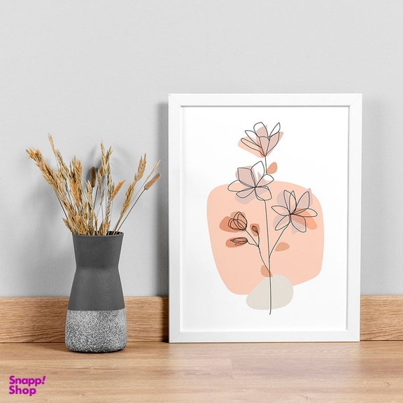 تابلو صبا طرح مدل مینیمال گل کد 2779w