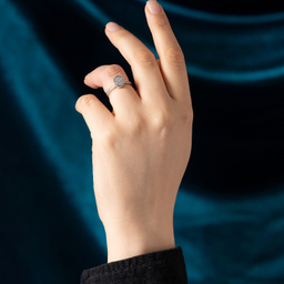 انگشتر طلا 18 عیار زنانه جواهری سون کد 0028