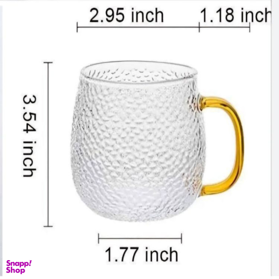 ماگ پیرکس مدل دونه برفی کد 05
