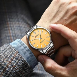 ست ساعت مچی عقربه ای زنانه و مردانه کورن مدل 9090SYS