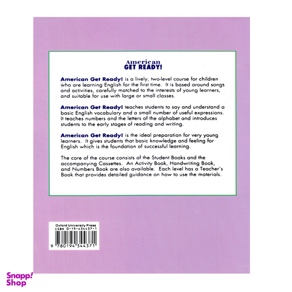 کتاب American Get Ready 2 اثر Felicity Hopkins انتشارات الوندپویان به همراه سی دی