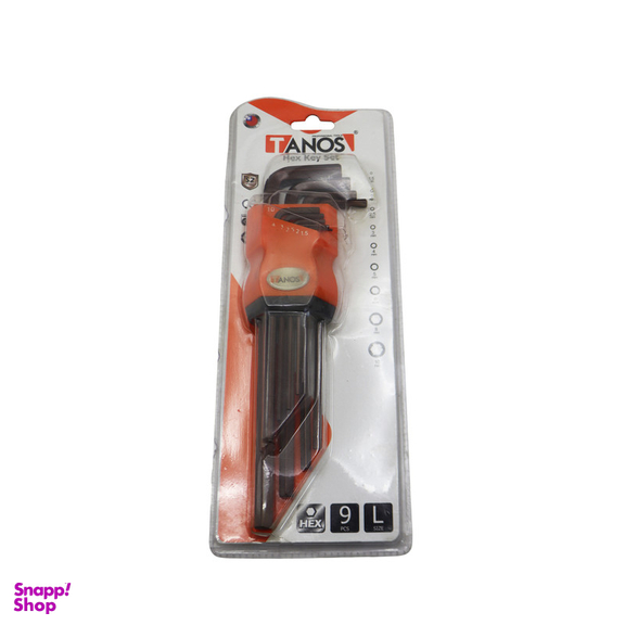 آچار آلن تانوس مدل YP-09 مجموعه 9 عددی