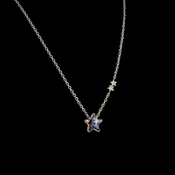 گردنبند نقره زنانه سواروسکی مدل ستاره خاص ظریف کد 148693