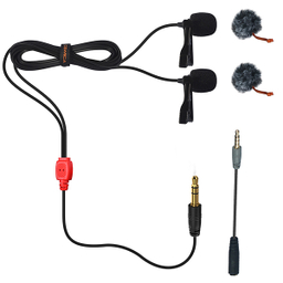 میکروفون یقه ای دوبل کامیکا مدل CVM-D02