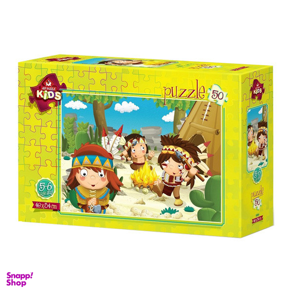 پازل 50 تکه آرت پازل مدل 5598 The Redskin Littles