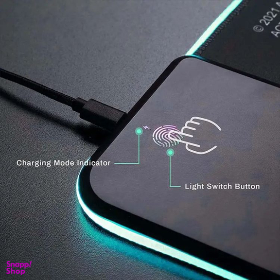 ماوس پد بی سیم مخصوص بازی مدل XL RGB