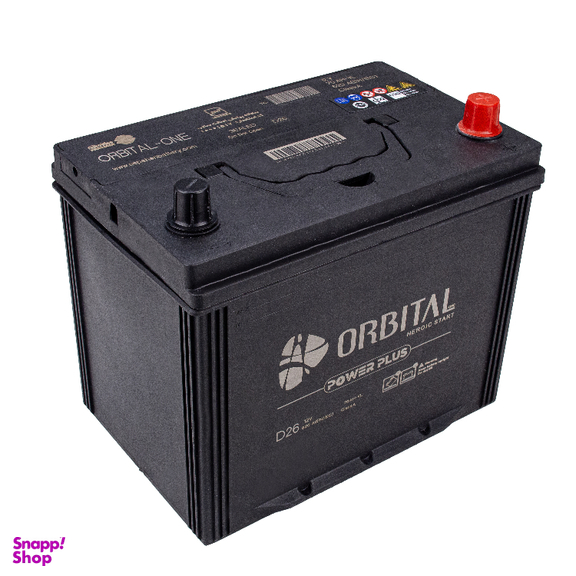 باتری 70 آمپر سپاهان باتری مدل اوربیتال D26