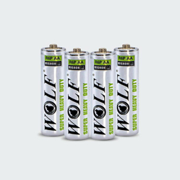باتری قلمی ولف مدل کارتی Heavy Duty AA بسته 4 عددی