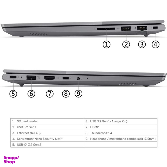 لپ تاپ 16 اینچی لنوو مدل ThinkBook 16 G6 IRL-i5 13420H-24GB DDR5-1TB SSD-IPS کاستوم شده