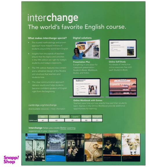 کتاب Interchange 3 Fifth Edition اثر Jack C. Richards انتشارات cambridge به همراه سی دی