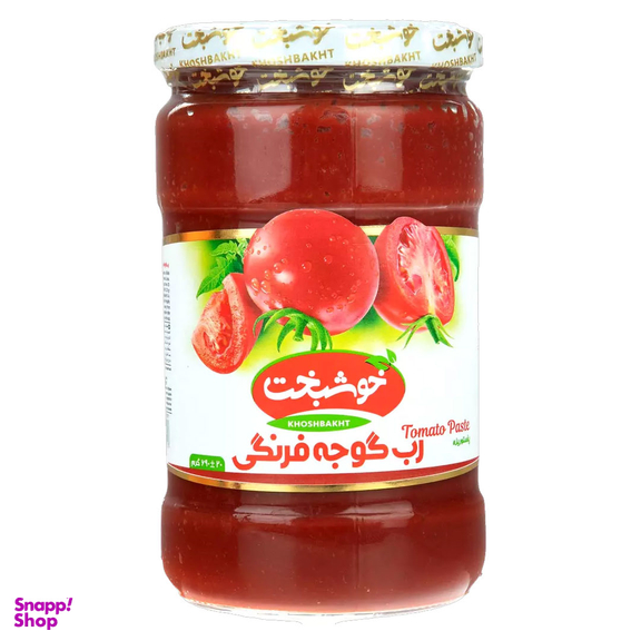 رب گوجه فرنگی خوشبخت وزن 690 گرم
