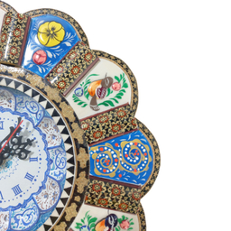 ساعت خاتم کاری درنیکا مدل سنتی طرح مرغ و گل کد 02